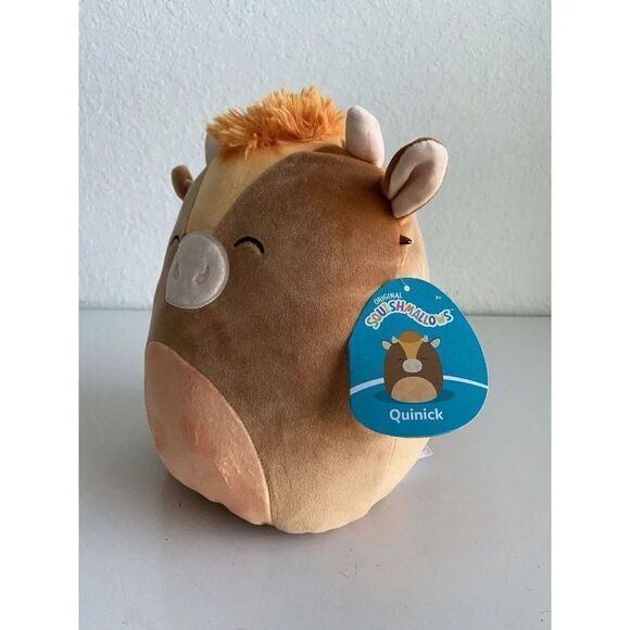 Squishmallows 10” Quinick The Brown And Orange Cow With Fuzzy Mohawk NEW 2023 - Picture 2 of 11